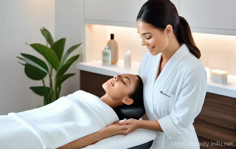 피부 미용 자격증과 관련된 학과 소개 - Prompt 1: The Art of Professional Skin Care**